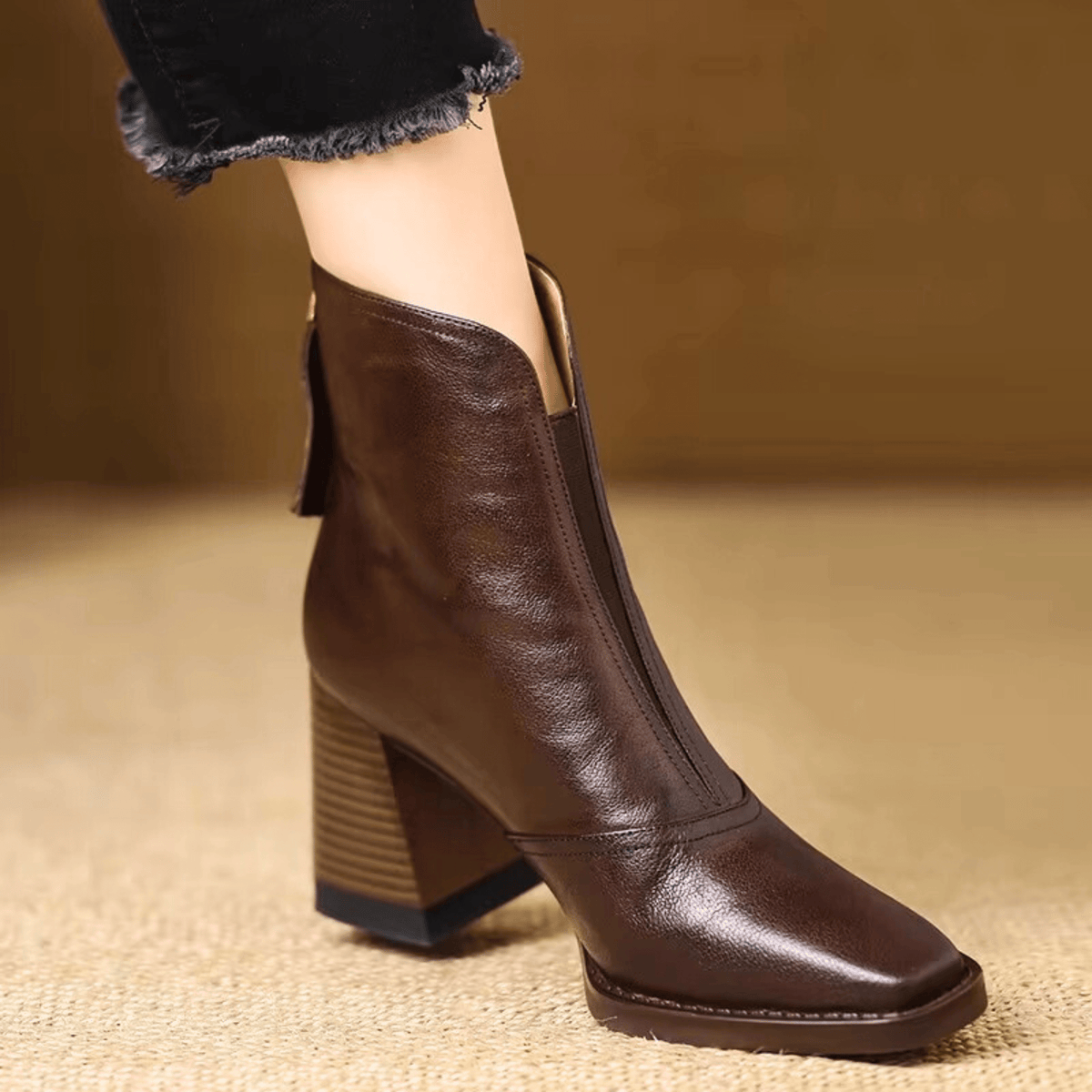 Amélie | Bottines en cuir